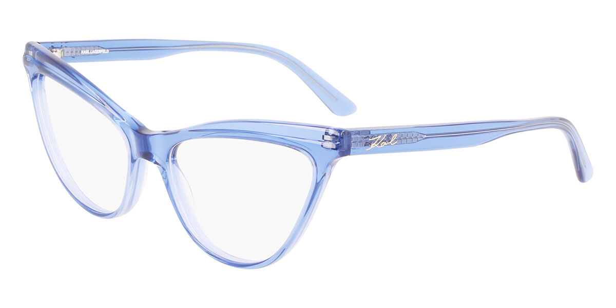 Photos - Glasses & Contact Lenses Karl Lagerfeld KL 6079 450 Men's Eyeglasses Blue Size 54 (F 