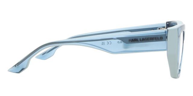 Karl Lagerfeld KL6153 450 Transparent Azure Blue Eyeglasses  display picture 1