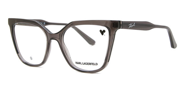 Karl Lagerfeld KL6155 020 Transparent Grey Eyeglasses  display picture 2