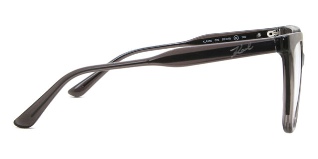 Karl Lagerfeld KL6155 020 Transparent Grey Eyeglasses  display picture 3