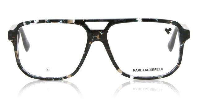 Karl Lagerfeld KL6156 023 Marble Grey Eyeglasses  display picture 1