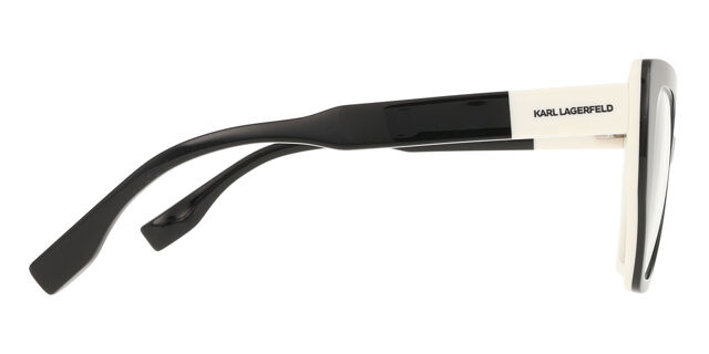Karl Lagerfeld KL6174 006 Black on White Eyeglasses  display picture 2