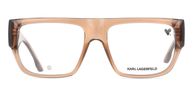 Karl Lagerfeld Brown Clear Sunglasses 883900109888_p1_v_bea08387-  main image 3