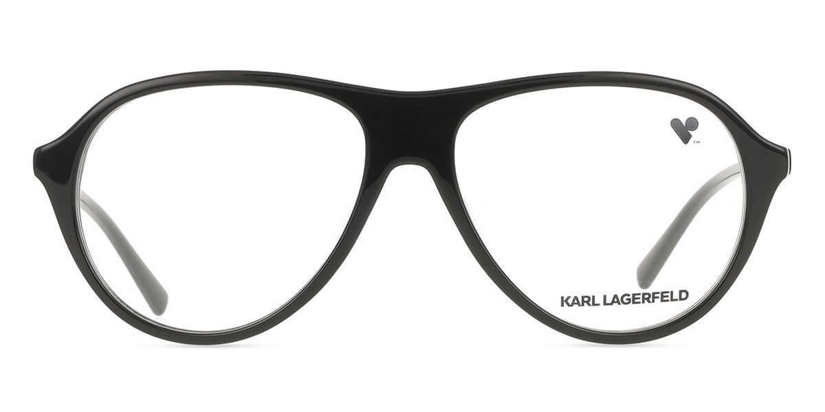 Karl Lagerfeld KL6217 001 Men's Glasses Black Size 55 - Free Lenses - Blue Light Block Available-image