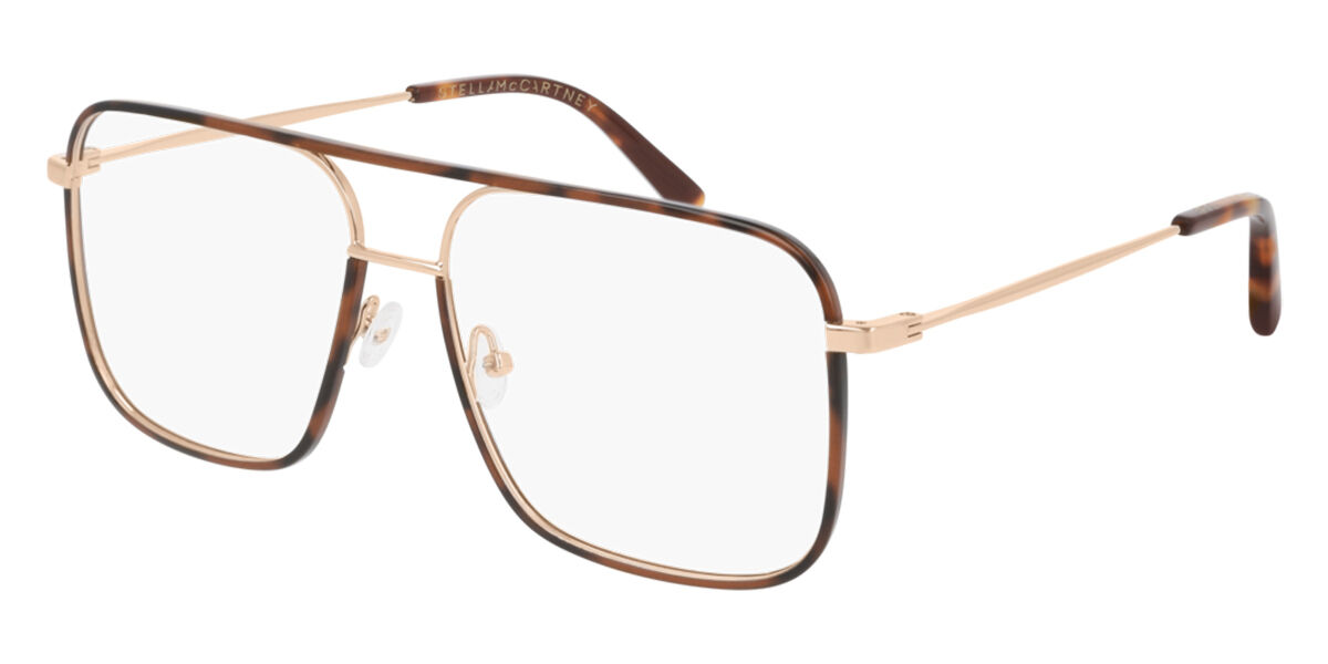 Stella McCartney SC0124O 006 Occhiali da Vista Gold/Dark Havana |  SmartBuyGlasses Italia