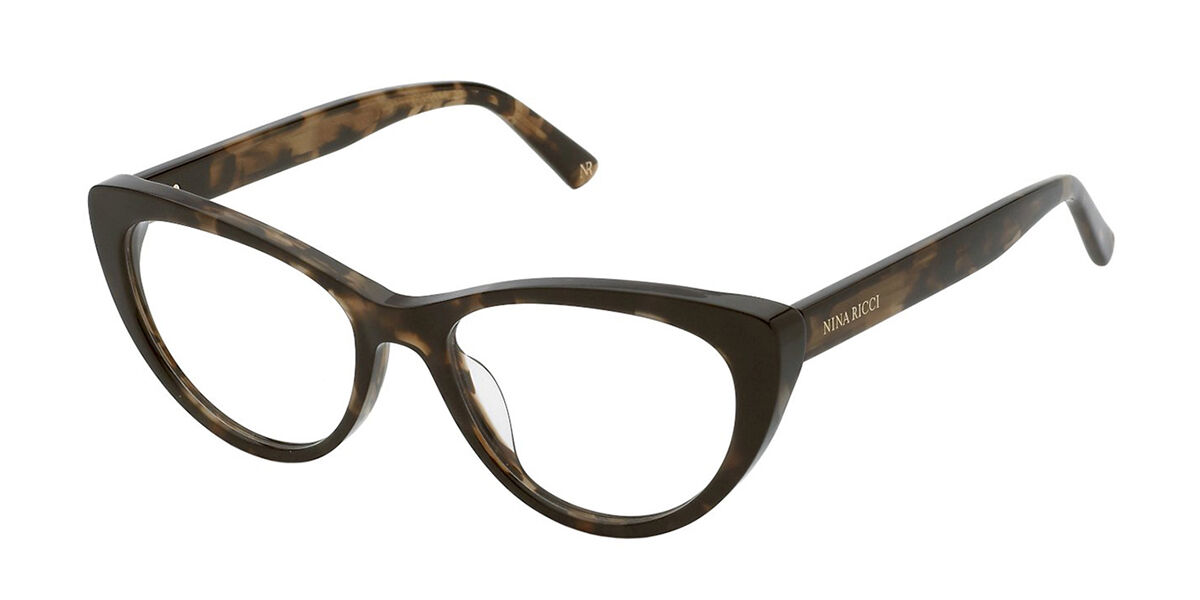 Photos - Glasses & Contact Lenses NINA RICCI VNR364 09XK Women's Eyeglasses Tortoiseshell Size 53 