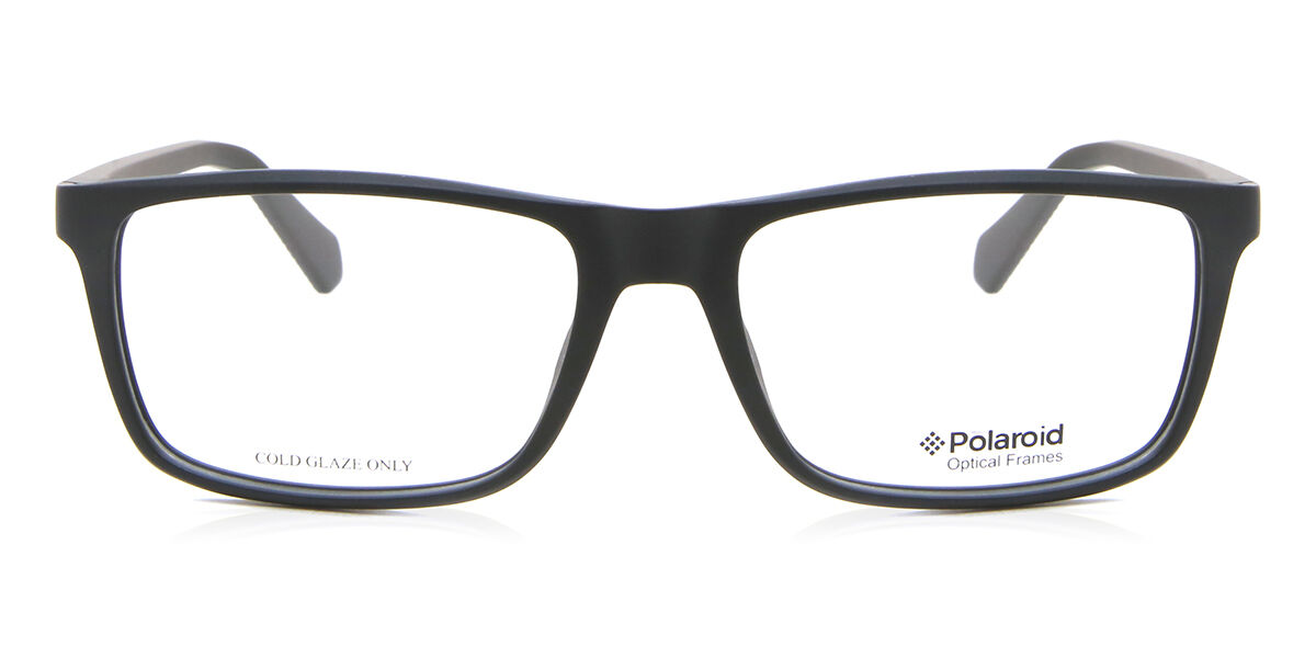 Photos - Glasses & Contact Lenses Polaroid PLD D330 003 Men's Eyeglasses Black Size 54  (Frame Only)