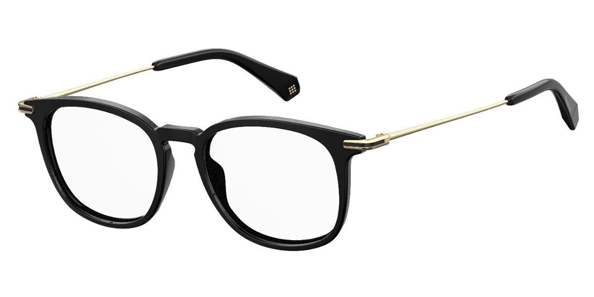 Photos - Glasses & Contact Lenses Polaroid PLD D363/G 2M2 Men's Eyeglasses Black Size 50 (Frame Onl 