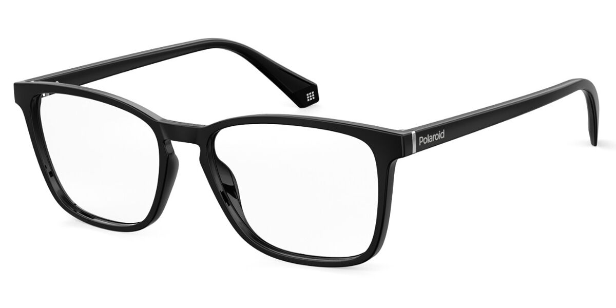 Photos - Glasses & Contact Lenses Polaroid PLD D373 807 Men's Eyeglasses Black Size 54  (Frame Only)