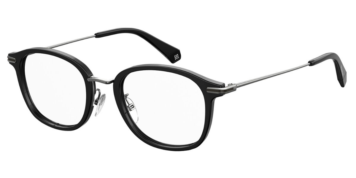Photos - Glasses & Contact Lenses Polaroid PLD D376/G 807 Men's Eyeglasses Black Size 50 (Frame Onl 