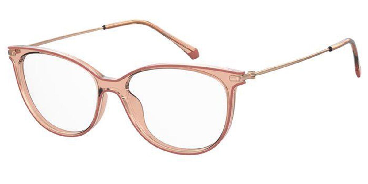 Photos - Glasses & Contact Lenses Polaroid PLD D415 733 Women's Eyeglasses Pink Size 52 (Frame Only 
