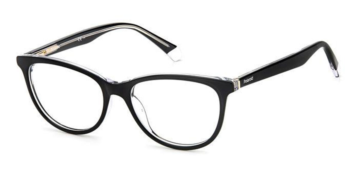 Photos - Glasses & Contact Lenses Polaroid PLD D395 7C5 Women's Eyeglasses Black Size 52 (Frame Onl 