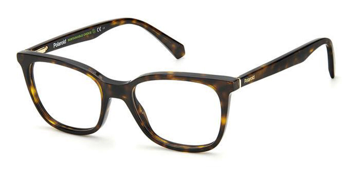 Photos - Glasses & Contact Lenses Polaroid PLD D423 086 Women's Eyeglasses Tortoiseshell Size 51 (F 