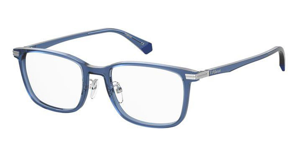 Photos - Glasses & Contact Lenses Polaroid PLD D426/G PJP Men's Eyeglasses Blue Size 53 (Frame Only 