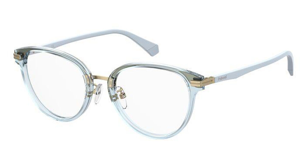 Polaroid PLD D427/G 30O Glasses Transparent Blue | VisionDirect Australia