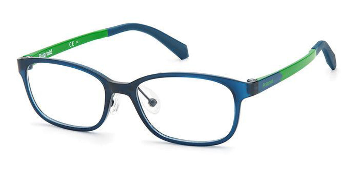 Photos - Glasses & Contact Lenses Polaroid PLD D821 Kids RNB Kids' Eyeglasses Blue Size 48 (Frame O 
