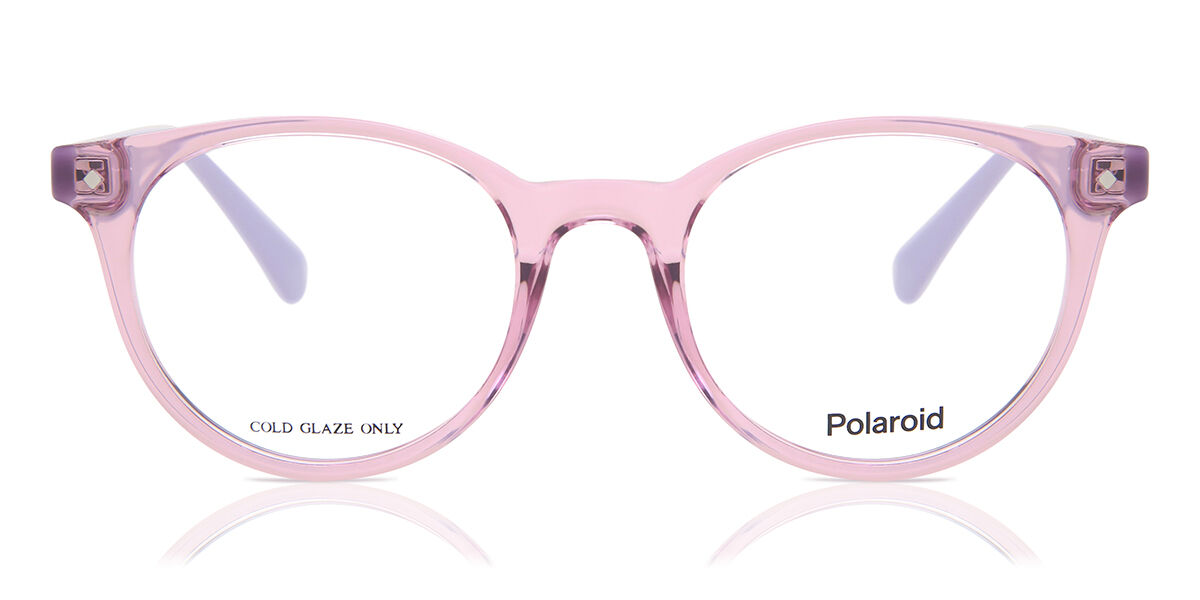 Photos - Glasses & Contact Lenses Polaroid PLD D814 Kids 848 Kids' Eyeglasses Pink Size 45 (Frame O 
