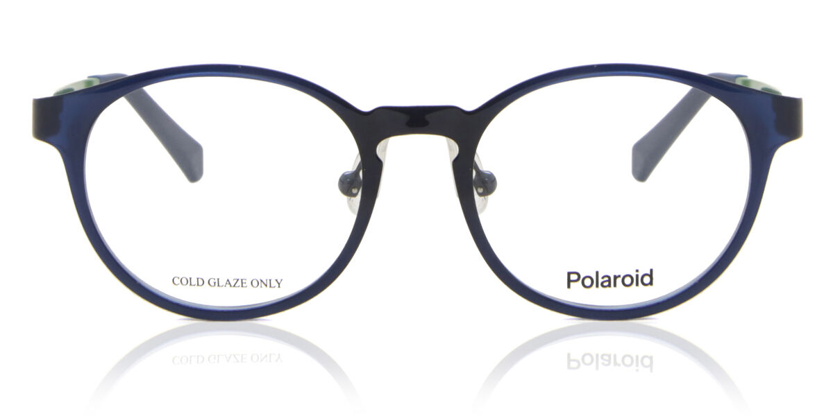 Photos - Glasses & Contact Lenses Polaroid PLD D822 Kids RNB Kids' Eyeglasses Blue Size 45 (Frame O 