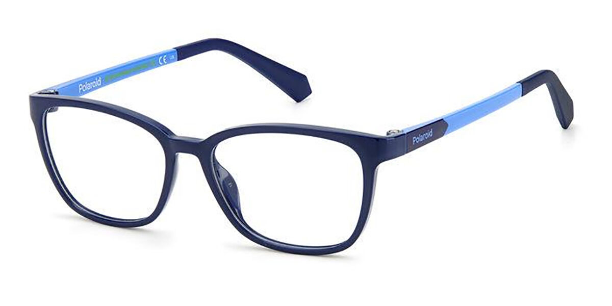 Photos - Glasses & Contact Lenses Polaroid PLD D826 Kids ZX9 Kids' Eyeglasses Blue Size 48 (Frame O 