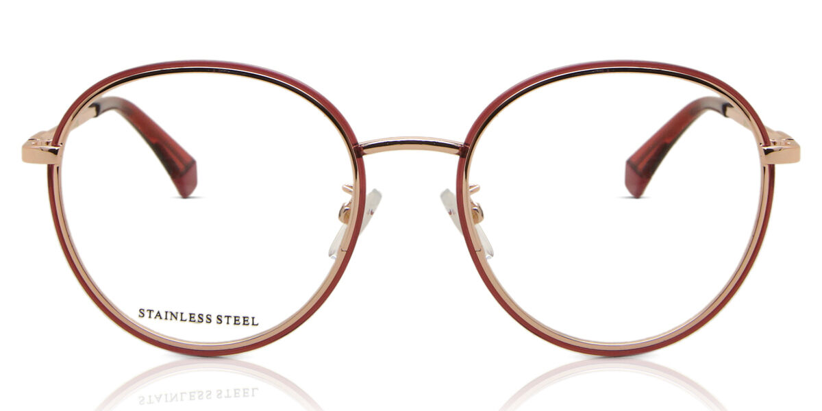 Photos - Glasses & Contact Lenses Polaroid PLD D438/G IBJ Women's Eyeglasses Gold Size 52 (Frame On 