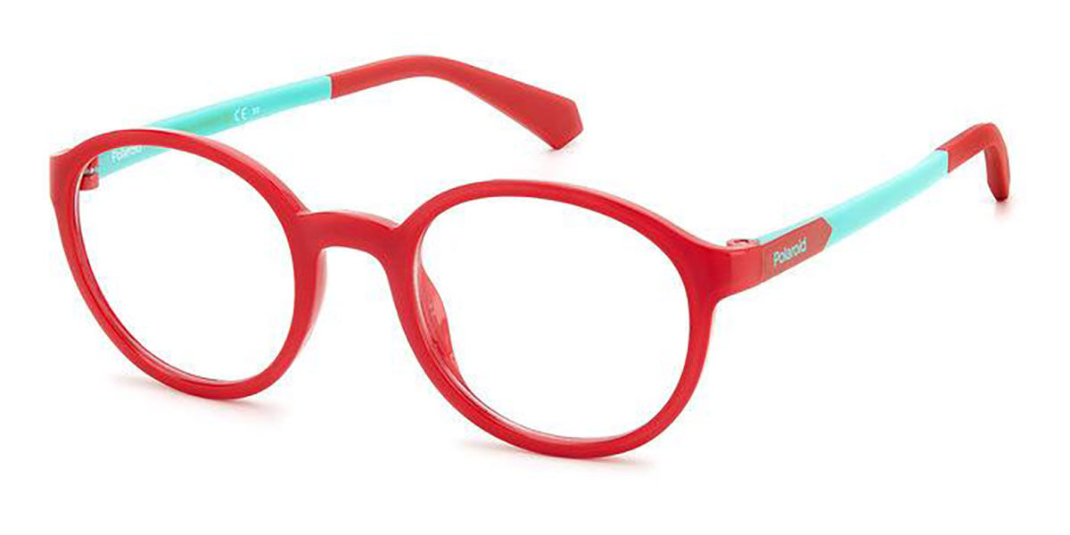 Photos - Glasses & Contact Lenses Polaroid PLD D830 Kids 33B Kids' Eyeglasses Red Size 46 (Frame On 