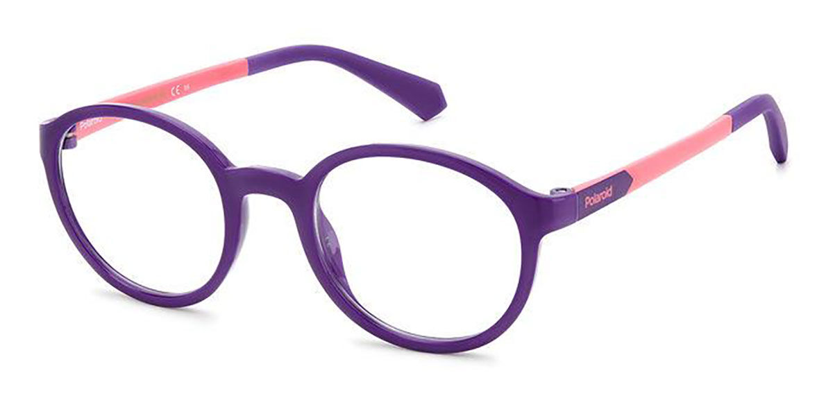 Photos - Glasses & Contact Lenses Polaroid PLD D830 Kids 365 Kids' Eyeglasses Purple Size 46 (Frame 