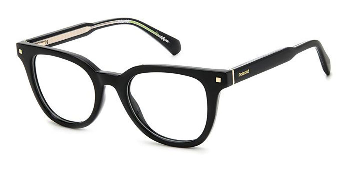 Photos - Glasses & Contact Lenses Polaroid PLD D473 807 Women's Eyeglasses Black Size 49 (Frame Onl 