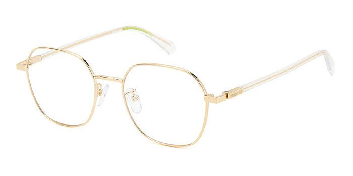 Photos - Glasses & Contact Lenses Polaroid PLD D474/G LOJ Men's Eyeglasses Gold Size 50 (Frame Only 