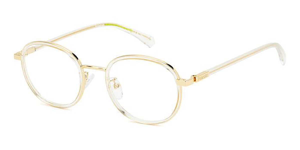 Photos - Glasses & Contact Lenses Polaroid PLD D475/G LOJ Men's Eyeglasses Gold Size 50 (Frame Only 