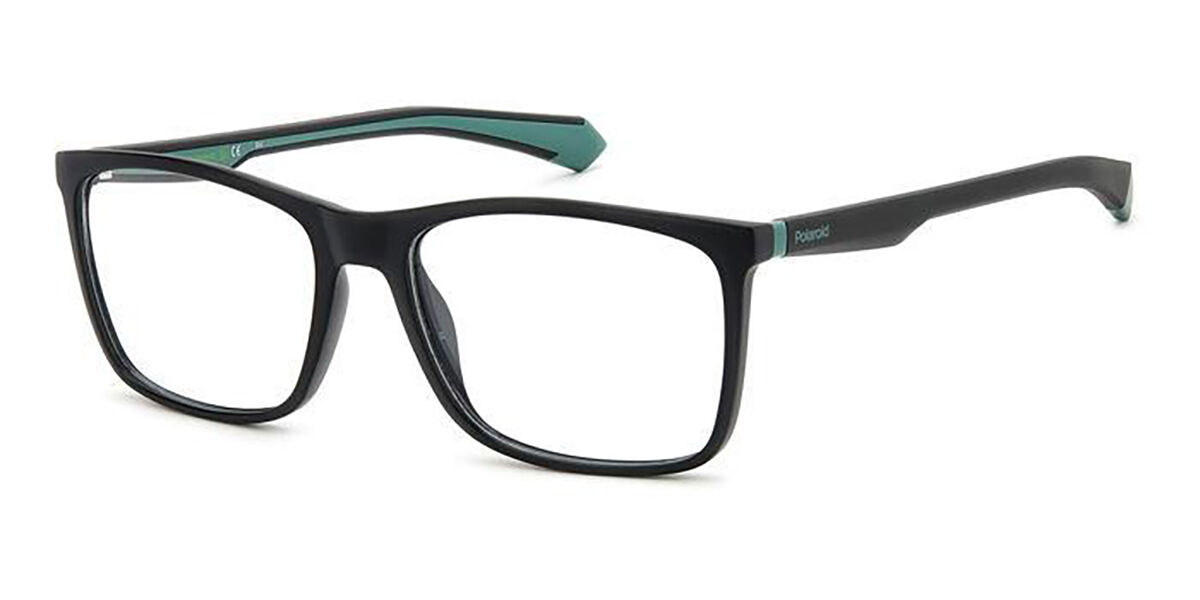 Photos - Glasses & Contact Lenses Polaroid PLD D477 7ZJ Men's Eyeglasses Black Size 56  (Frame Only)