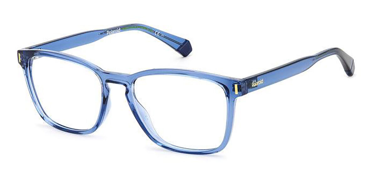 Photos - Glasses & Contact Lenses Polaroid PLD D462 PJP Men's Eyeglasses Blue Size 54  (Frame Only)