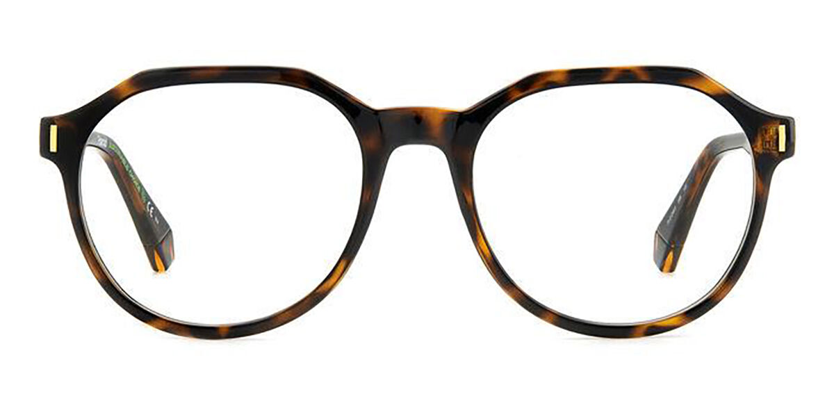 Photos - Glasses & Contact Lenses Polaroid PLD D483 086 Men's Eyeglasses Tortoiseshell Size 52 (Fra 