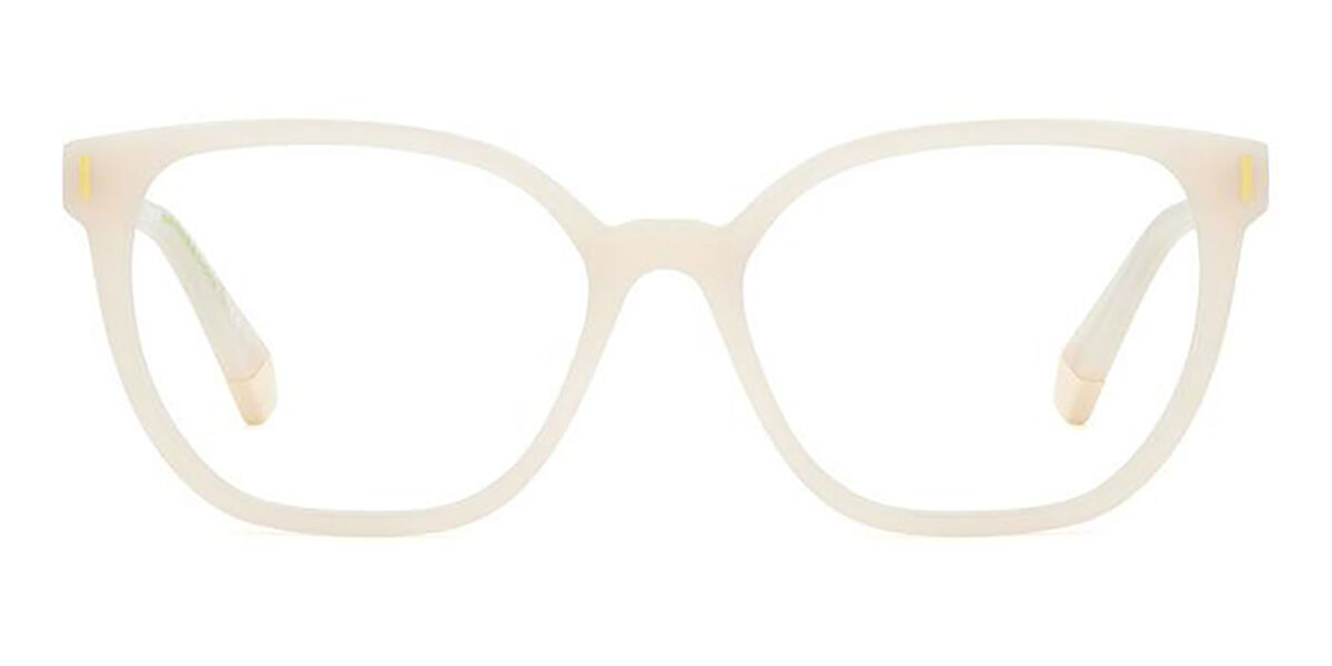 Photos - Glasses & Contact Lenses Polaroid PLD D484 VK6 Women's Eyeglasses White Size 54 (Frame Onl 