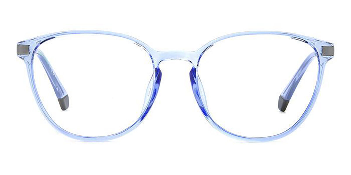 Photos - Glasses & Contact Lenses Polaroid PLD D489/G PJP Men's Eyeglasses Blue Size 52 (Frame Only 