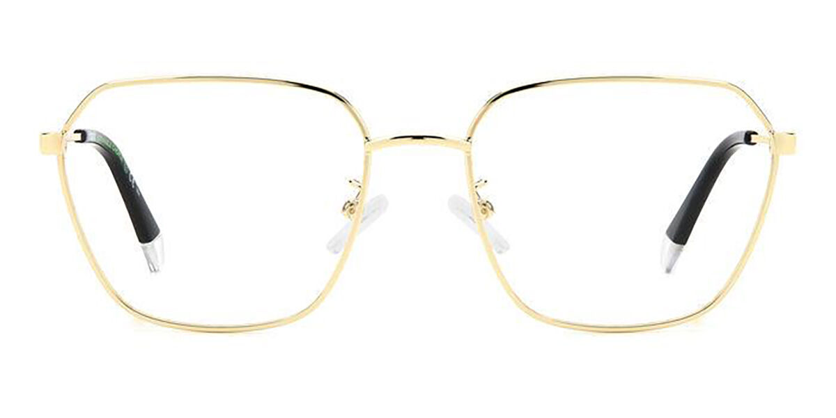 Photos - Glasses & Contact Lenses Polaroid PLD D491/G J5G Men's Eyeglasses Gold Size 55 (Frame Only 