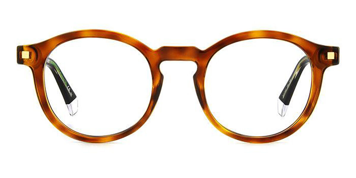 Photos - Glasses & Contact Lenses Polaroid PLD D492 086 Men's Eyeglasses Tortoiseshell Size 48 (Fra 