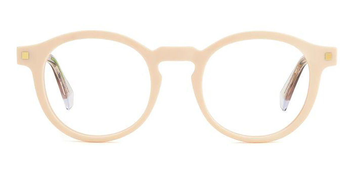 Photos - Glasses & Contact Lenses Polaroid PLD D492 SZJ Men's Eyeglasses White Size 48  (Frame Only)