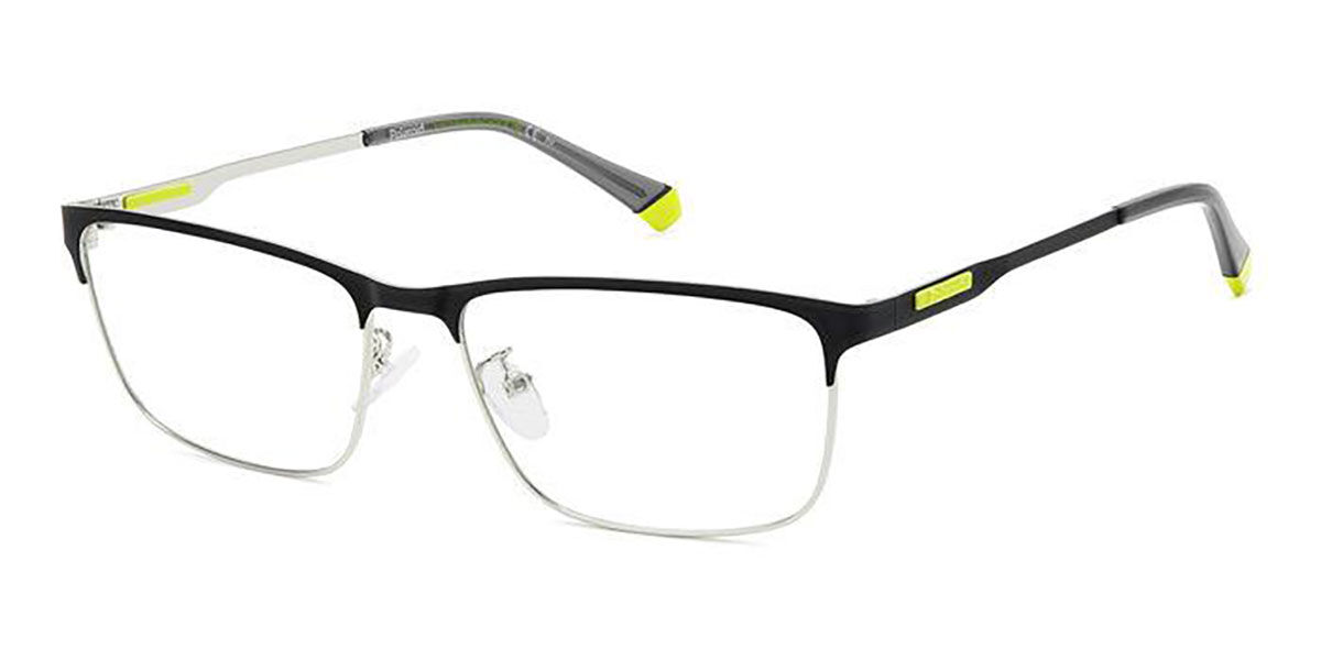 Photos - Glasses & Contact Lenses Polaroid PLD D495/G P5I Men's Eyeglasses Black Size 59 (Frame Onl 