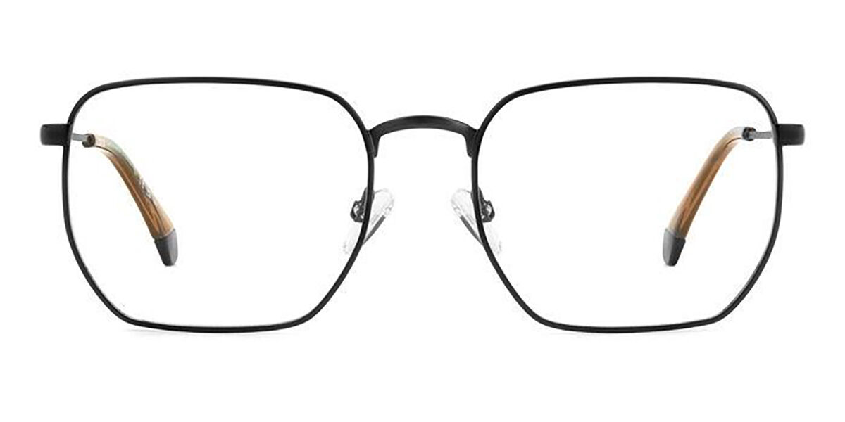Photos - Glasses & Contact Lenses Polaroid PLD D485 003 Men's Eyeglasses Black Size 54  (Frame Only)