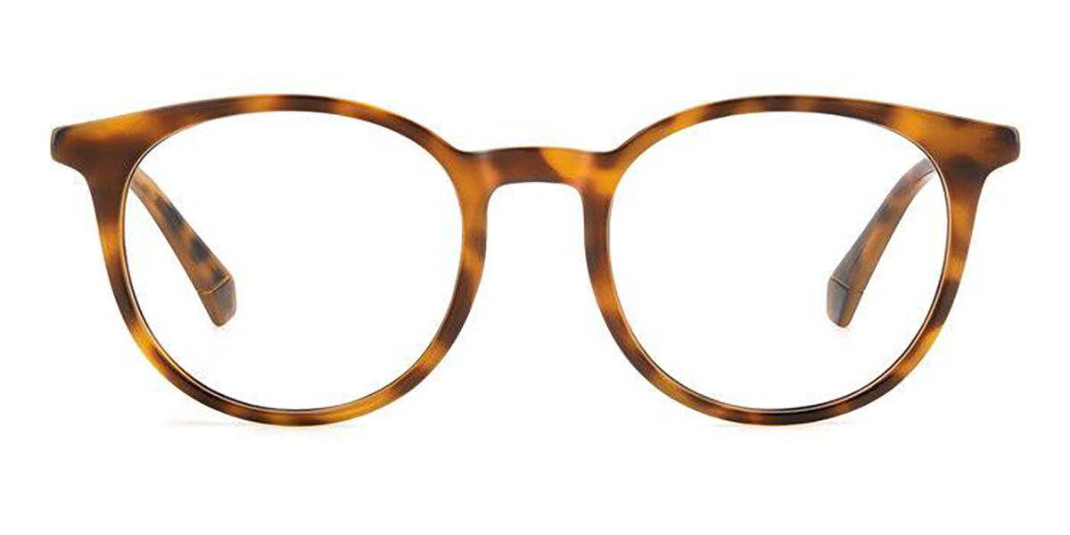 Photos - Glasses & Contact Lenses Polaroid PLD D496 086 Men's Eyeglasses Tortoiseshell Size 50 (Fra 