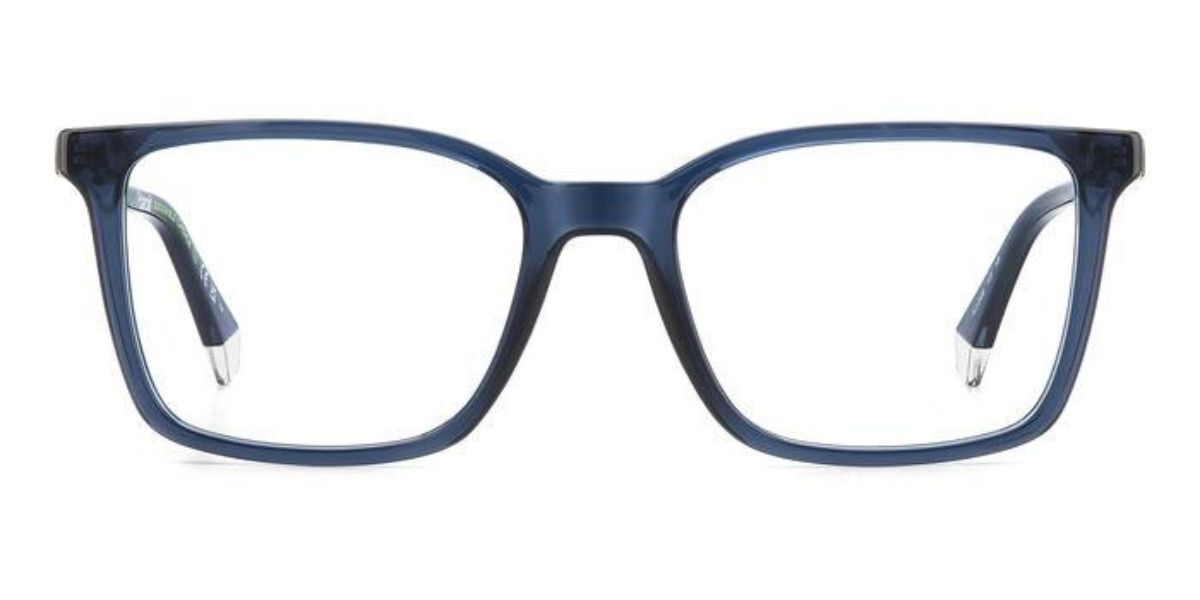 Photos - Glasses & Contact Lenses Polaroid PLD D499 PJP Men's Eyeglasses Blue Size 53  (Frame Only)