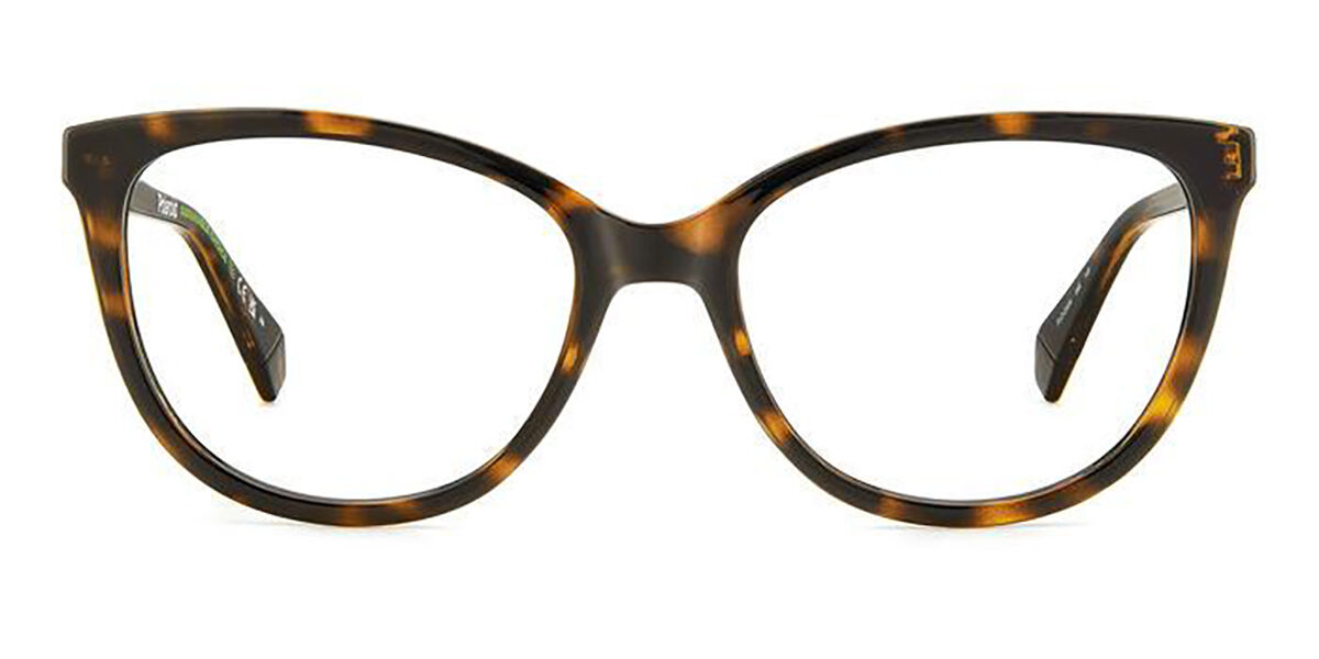 Photos - Glasses & Contact Lenses Polaroid PLD D504 086 Women's Eyeglasses Tortoiseshell Size 53 (F 