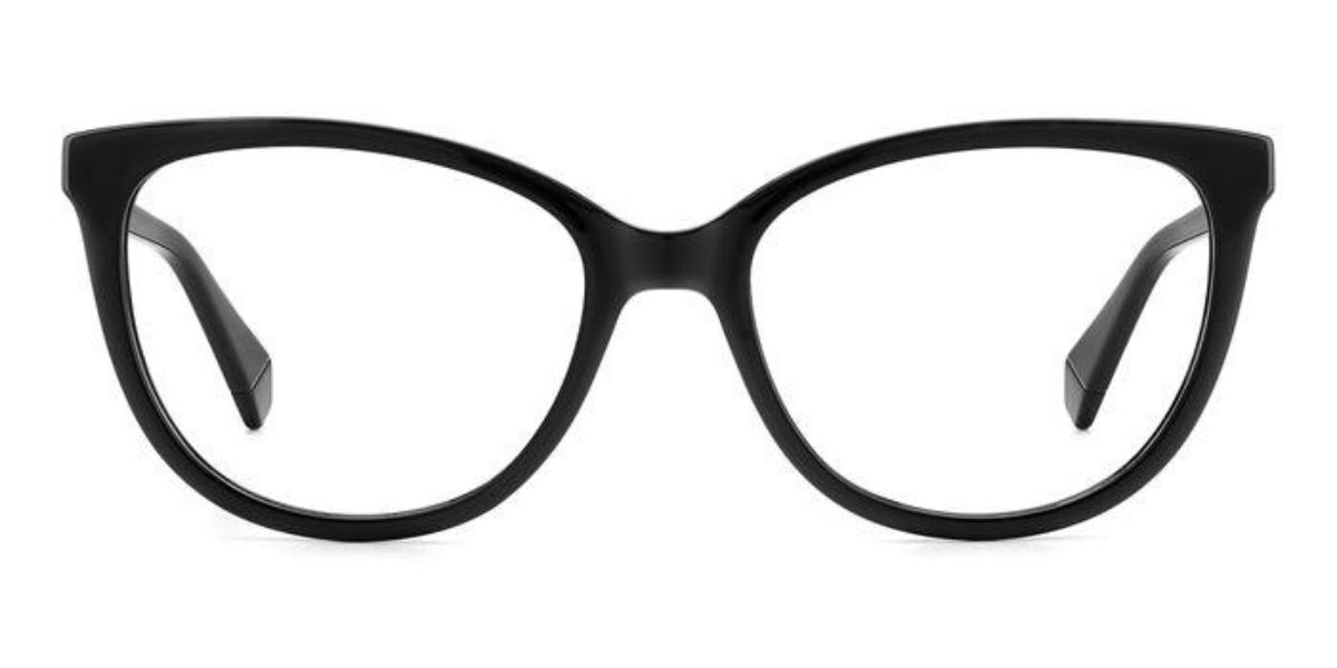 Photos - Glasses & Contact Lenses Polaroid PLD D504 807 Women's Eyeglasses Black Size 53 (Frame Onl 