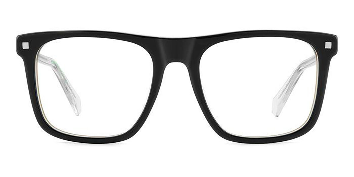 Photos - Glasses & Contact Lenses Polaroid PLD D506 0WM Men's Eyeglasses Black Size 53  (Frame Only)