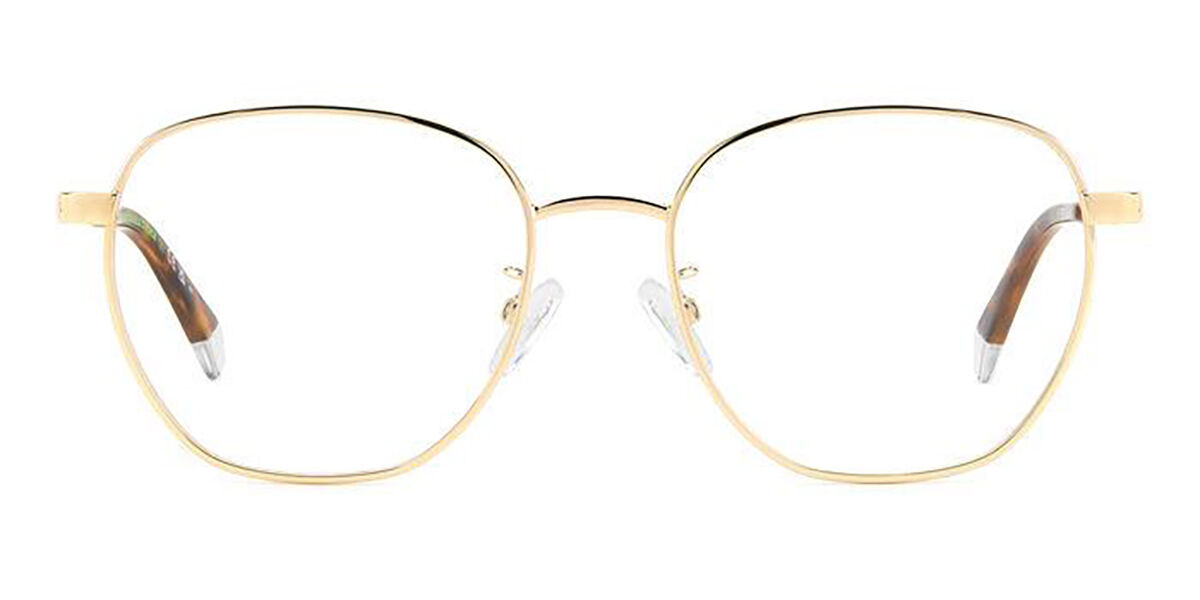 Photos - Glasses & Contact Lenses Polaroid PLD D509/G Asian Fit J5G Men's Eyeglasses Gold Size 51 ( 