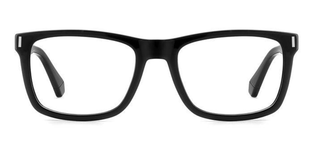 Photos - Glasses & Contact Lenses Polaroid PLD D512 807 Men's Eyeglasses Black Size 54  (Frame Only)