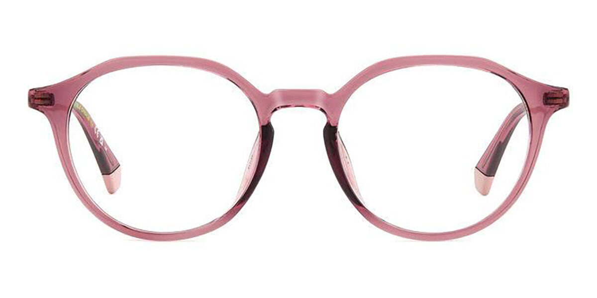 Photos - Glasses & Contact Lenses Polaroid PLD D510/G Asian Fit 8CQ Men's Eyeglasses Pink Size 49 ( 