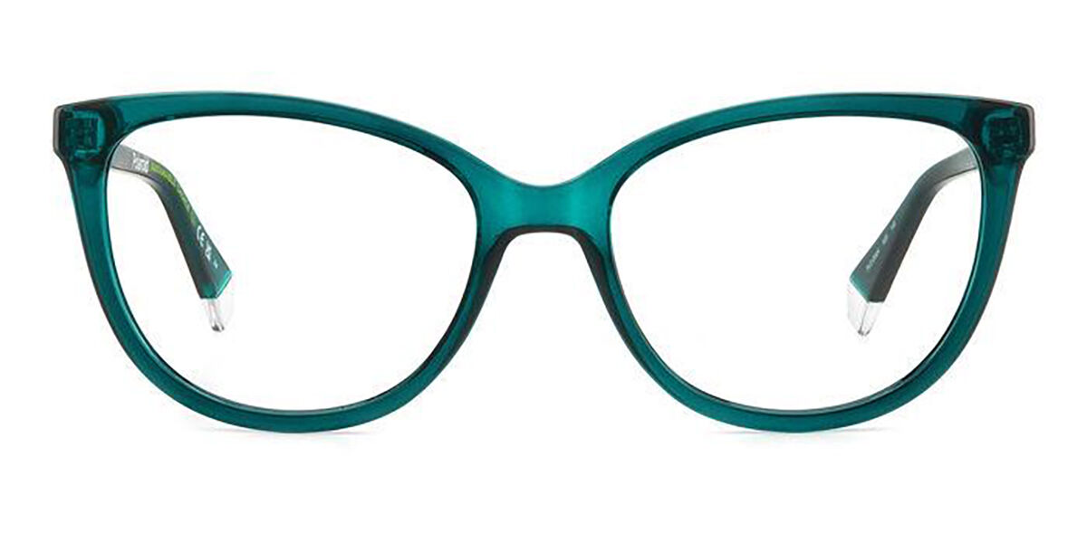 Photos - Glasses & Contact Lenses Polaroid PLD D504 1ED Women's Eyeglasses Green Size 53 (Frame Onl 