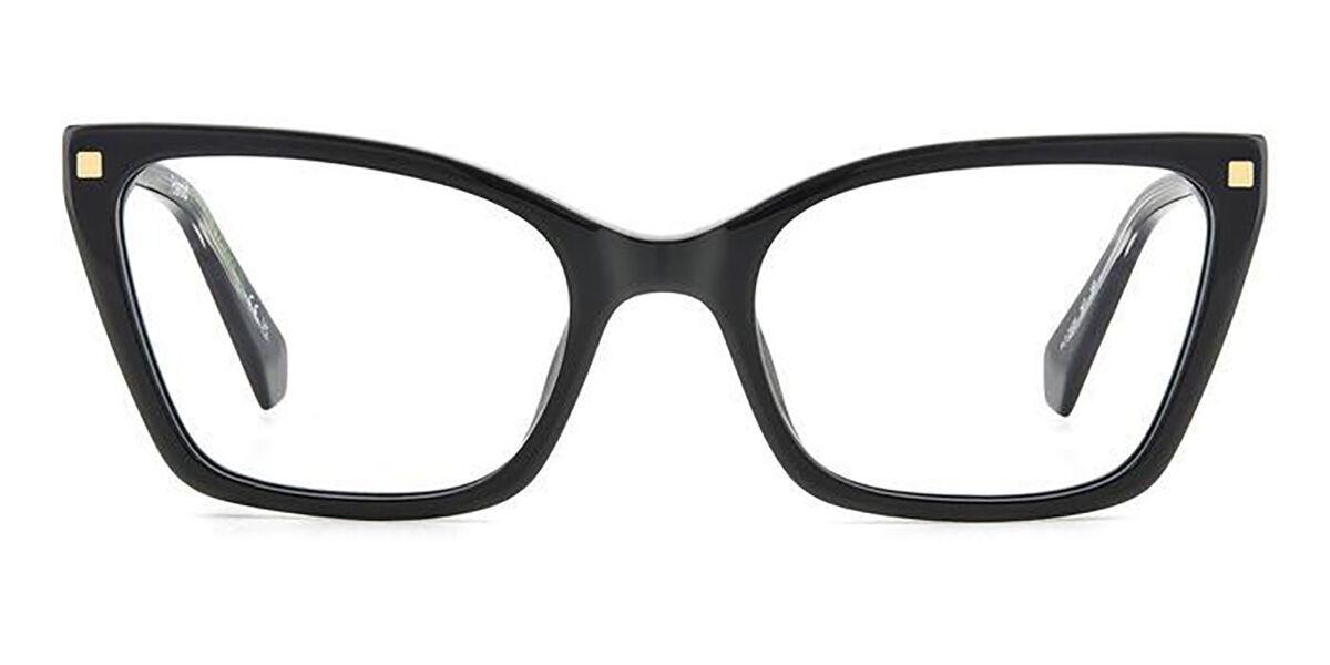 Photos - Glasses & Contact Lenses Polaroid PLD D520 807 Women's Eyeglasses Black Size 54 (Frame Onl 