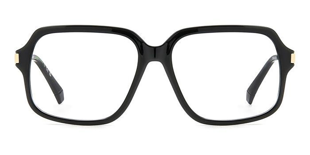 Photos - Glasses & Contact Lenses Polaroid PLD D529 807 Men's Eyeglasses Black Size 55  (Frame Only)